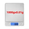 Balanças de pesagem atacado 1000G / 0.1G LCD portátil mini balança digital eletrônica caixa de bolso postal cozinha jóias peso Nce Drop De Dhbuh