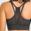 Outfit ABS LOLI Mesh Racerback Padded Sports Bras för kvinnor Högt stöd Wirefree Workout Running Yoga Bra