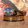 Ceintures Western Cowboy Men's Leather Personalité Dai Emed Belt Youth Fashion Trend Domineering Bull Head