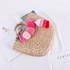 Waist Bags Women's Bohemian Bag With Tassel Ladies Hand Straw Basket Large Tote Summer Beach For Womens Handbags And Purses