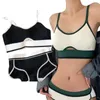 Soutien-gorge Ensembles Coton Soutien-Gorge Ensemble Femmes Confort Sous-Vêtements Sans Couture Femme Push Up Taille Basse String Culotte Casual Sport Lingerie Intimates