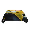 Bordduk Rektangulär bordsduk Fit 40 "-44" Elastisk kant Abstrakt Modern konstskydd