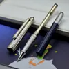 Little Little Prince Blue and Silver 163 Roller Ball Pen Ballpoint Fountain Office Sentalery Brand Write Revill 240219