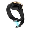 Titta på band 20mm Hybrid Silicone D Buckle Band för Samsung Galaxy 6 5 Pro 4 44mm 40mm 43mm 42mm Active 2 Slim Strap Women Girl