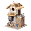 Nests Creative Bird's Nest Villa Handmade Wood Creativity and Lovely Home Outdoor Decoration Forest Park Wild Bird's Nest Protection