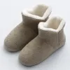 scarpe Memory Foam Pantofole invernali da donna Pantofole alte in pelliccia per la casa Scarpe da casa calde Scarpe da casa in cotone da donna per interni ed esterni Ragazze Ragazzi