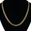 Todo o vintage longo corrente de ouro para homens corrente colar nova moda cor ouro aço inoxidável grosso boêmio jóias colar masculino n300z