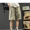 Men's Shorts Casual Spring And Summer Thin American Retro Workwear Loose Fashion All-Match Five-Point Suit Sports Quick-Drying