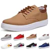 scarpe casual da uomo scarpe da ginnastica comode e traspiranti popolare lupo grigio rosa verde acqua triplo nero bianco business cotone morbido blu scarpe da uomo GAI-18