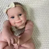 1924Inch redan målad Reborn Baby Doll Maddie Kit livtro mjuk beröring Flexibla oavslutade delar med tygkropp Diy Toy 240223