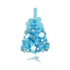 Weihnachtsdekorationen Bäume 60 cm Blau Rosa Partydekoration Große Schleife mit Kugeln PVC Eisendraht Frohes Jahr