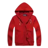 Capuz de jaqueta de pólo masculino Hoodies e moletons do suéter de moletom outono, casual sólido com um pullover de zíper com zíper do capô Cowear de qualidade Co2349681