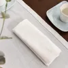 12PCS White Hemstitched Table Napkins For Party Wedding Home Cocktail Napkin Table Cloth Linen Cotton Dinner Napkins 240222
