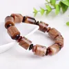 Bracelets à maillons en pierre de cristal Sardonyx naturel pour hommes et femmes, perles porte-bonheur multicolores, spéléologie fine, bijoux pour femmes