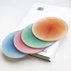 Gradient Acrylic Coasters Ins Anti-Slip Round Cup Pad Dining Table Placemat Cafe Desktop Decor Ornament Kitchen Bowl Mats