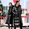 Coats Tcyeek Women's Down Jacket Hooded Thick Winter Coat Men Clothes 2020 Korean Warm Long Goose Down Jackets Fashion Outwear K8893