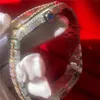 2024 Montre Carters Diamants Moissanite Or Rose Mixte Sier Squelette Passage Carré Tt Mouvement À Quartz Top Luxe Saphir Glacé avec Boîte cy