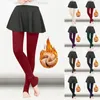 Calzini da donna più cimpili termici addensanti di velluto calze a calze invernali caldi pantaloni leggeri leggings ad alta vita elastico slim femmina collant