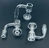 Banger épais clou de quartz sans dôme 10mm 14mm 18mm mâle femelle 90/45 degrés 100% vrais ongles de quartz Banger expédition rapide