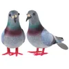 Garden Decorations 2 Pcs Christmas Tree Figures Sculpture Foams Bird Figurines Crafts Micro Landscape Ornament