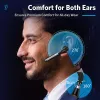 ソックス最新のB3 BluetoothヘッドセットワイヤレスイヤホンハンズフリーノイズリダースヘッドフォンAPTX HDデュアルマイクとすべてのスマートフォン用デュアルマイク