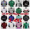 Maillot Algérie 2023 2024 2025 Maillots de football Version joueur Algérie ATAL DELORT 24 25 Kits de chemise de football BENNACER MAHREZ FEGOULI uniformes hommes enfants BOUNEDJAH 4XL