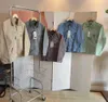 2024 Kurtki męskie ubrania robocze Moda Moda Carhart Canvas Way Wax Wax Dyed Detroit Jacket Coat American Style Wordzie trend newmn 1166ess
