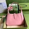 10A Retro Mirror Quality Designers Cuir épaule 1961 Jackie Hand Hobo Ophidia Underarm BagCrescent Moon Hands Greer plus Green Pink Clutch Tote