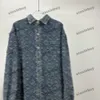 xinxinbuy 2024 Men designer jacka lapp bokstaven jacquard jacquard 1854 denim jackor långärmad kvinnor svartblå grön s-xl