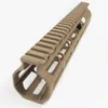 10/12/15-дюймового легкого крепления винта типа M-Lok Monolithic Top Rail Tan Color Mlr-Xts