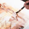 펜 artsecret 고급 수채화 그림 예술 예술 브러시 27RQ 목재 손잡이 다람쥐 머리 그림