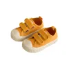 Açık Hava Çocukları Tuval Ayakkabıları Erkekler ve Kızlar İçin Bahar Sonbahar Kancası ve Döngü Ayakkabıları Yumuşak Dip Nefes Alabaz Bebek Bisküvi Ayakkabıları