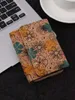 DHL50pcs Card Holders Women Men Unisex Cork Leather Flower Leopard Print 3Foldable Multifunctional Protable Short Wallet Mix Color