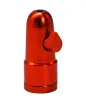 Bullet Snuff Bottle Pipe Dispenser Rocket Metal 44mm för Snorter Mini Reting Pipes Hookah Water Bongs Sniff Nasal Sniffer Tobacco ZZ