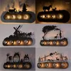 Wall Lamp Loft American Country Industrial Restaurant Bar Cafe Aisle Iron Art Retro Horse Head Mirror Front Balcony LED Light