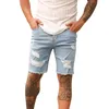 Herenshorts Casual gatzak Heren Fitness Sport Bodybuilding Zomerbroek Denim Koreaanse Pantalon Homme