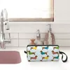 Cosmetic Bags Travel Dachshund Dog Cute Pattern Toiletry Bag Makeup Organizer Women Beauty Storage Dopp Kit Box