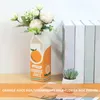 Vasen Orangensaftvase Vintage Box Niedliche kreative Blumendekoration Keramik Mehrzweck dekorativ für