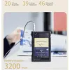 Player Shanling M3X MQA Support anställer Portable Music Player Dual ES9219C DAC/AMP DSD256 384KHz/32Bit Twoway Bluetooth MP3/MP4