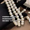 Viviennes Westwoods многослойное ожерелье с разбитым жемчугом и кисточкой Сатурн, высококачественная асимметричная цепочка для свитера, шейная цепочка