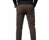 Брюки men039s 2021, мужские зимние теплые вельветовые брюки с утолщенной флисовой подкладкой, умные повседневные прямые брюки, облегающая одежда для бега, 550E9939189