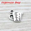 MIC 200st Ancient Silver Zink Eloy Measuring Cup Charm Pendants 14x 13 5mm DIY Jewelry A-1052520