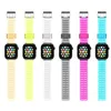 Designer pour Apple Watch Series 1 2 3 4 5 6 SE Silicone Clear Protect Sport Band Strap Bracelet designerVB24VB24