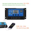 Solar PWM 12V/24V Adaptive Solar Controller 10A 20A 30A 40A 50A 60A 70A 80A 100A Battery Charge and Discharge USB PV Plate Controllor