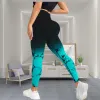 Tenues Tie Dye Leggings Entraînement Sexy Noir Rose Arc-en-ciel Taille Haute Pantalon De Yoga Scrunch Butt Lifting Collants Élastiques Pantalon Fiess