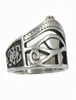 FanSsteel Stael Stael Stael Mens lub Wemens Biżuteria Masonary Krab Egiptian Faraoh Eye Ring Pierścień Masoński 13W908428186