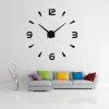 Horloges horloge murale montre à quartz reloj de pared design moderne grandes horloges décoratives Europe autocollants acryliques salon klok horloge