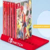 Nintendo Switch OLED CASSETTE 스토리지 랙 데스크탑 카드 상자 홀더 게임 디스크 스토리지 브래킷 스위치 액세서리 용 상자