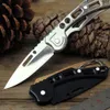 Stainless Steel Multifunctional Outdoor Self-Defense Knife, Portable Key, Fruit Folding Knife 985670