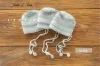 Sets Gradient hat wool baby children shooting clothes props newborn hats for photography baby shower gift multicolors